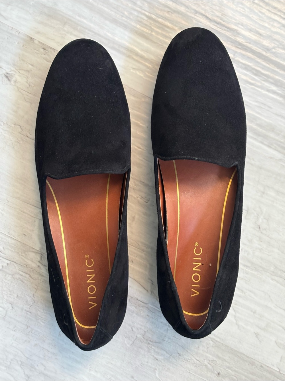 Vionic Willa Black Suede Loafers Women’s Size 9 - Picture 8 of 10